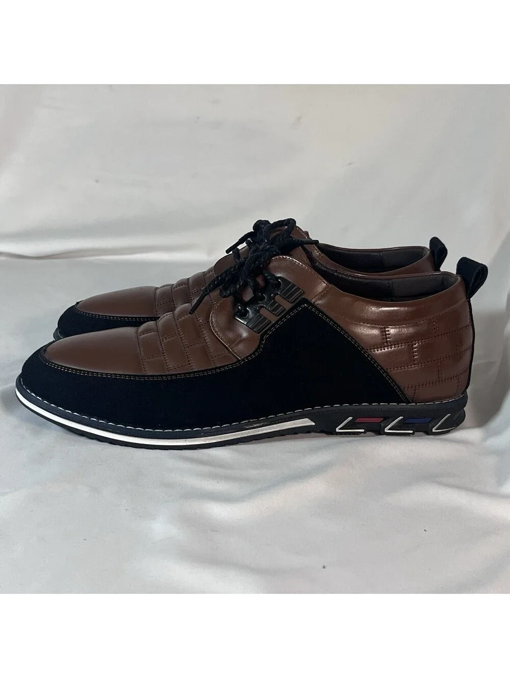 Gatsby Two-Tone Brown and Black Oxford Dress Shoes